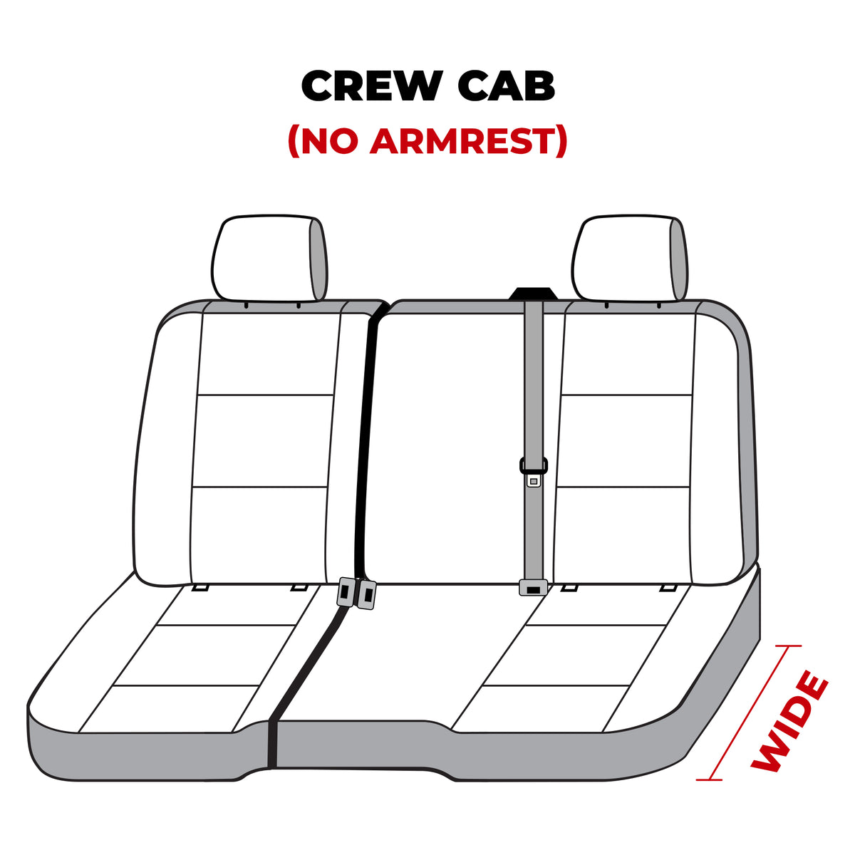Covercraft 14 Chevrolet Silverado Carhartt Super Dux SeatSaver Custom Second Row Seat Covers - Black - SSC8441COBK