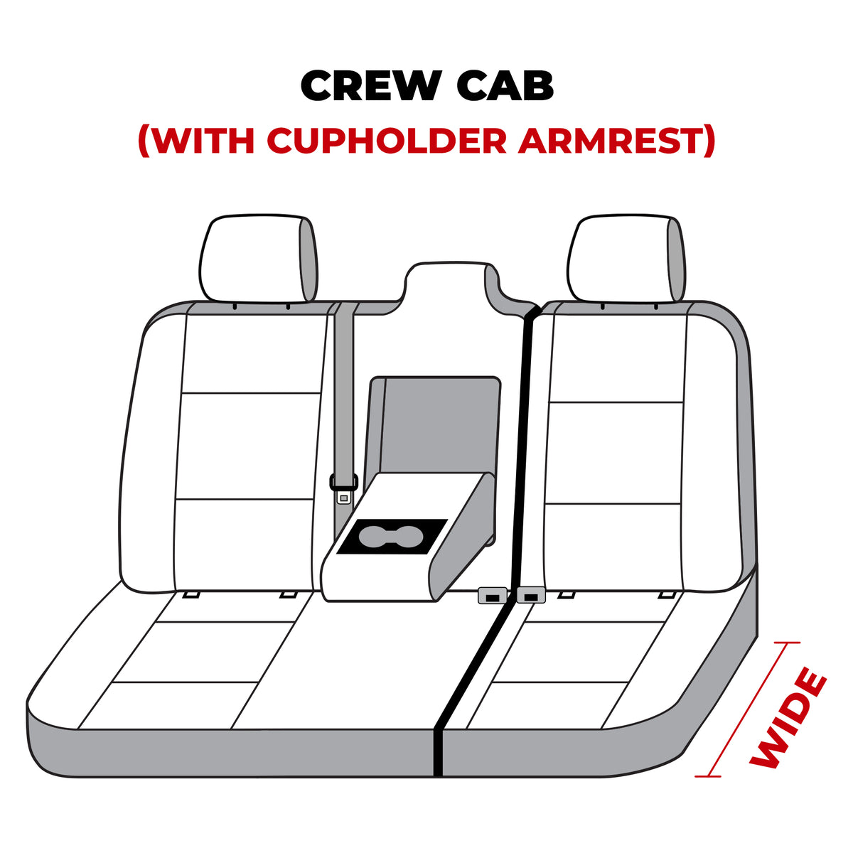 Covercraft 19-24 Dodge Ram 1500 Carhartt SeatSaver Custom Second Row Seat Covers - Gravel - SSC8483CAGY