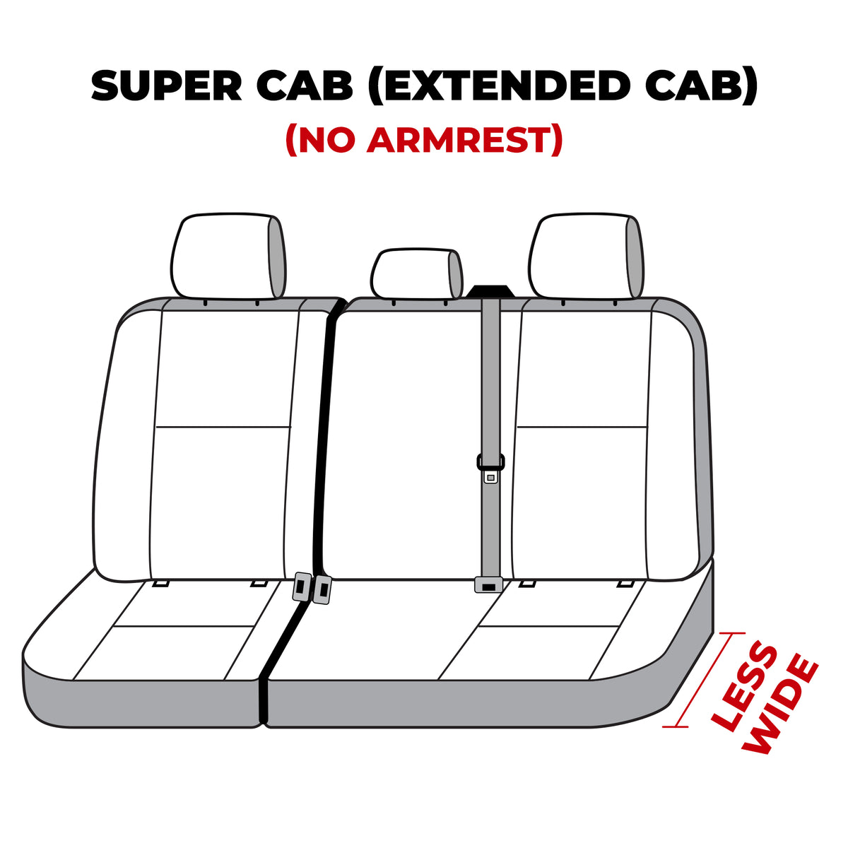 Covercraft 19-24 Ford F-250 Carhartt SeatSaver Custom Second Row Seat Covers - Gravel - SSC8493CAGY