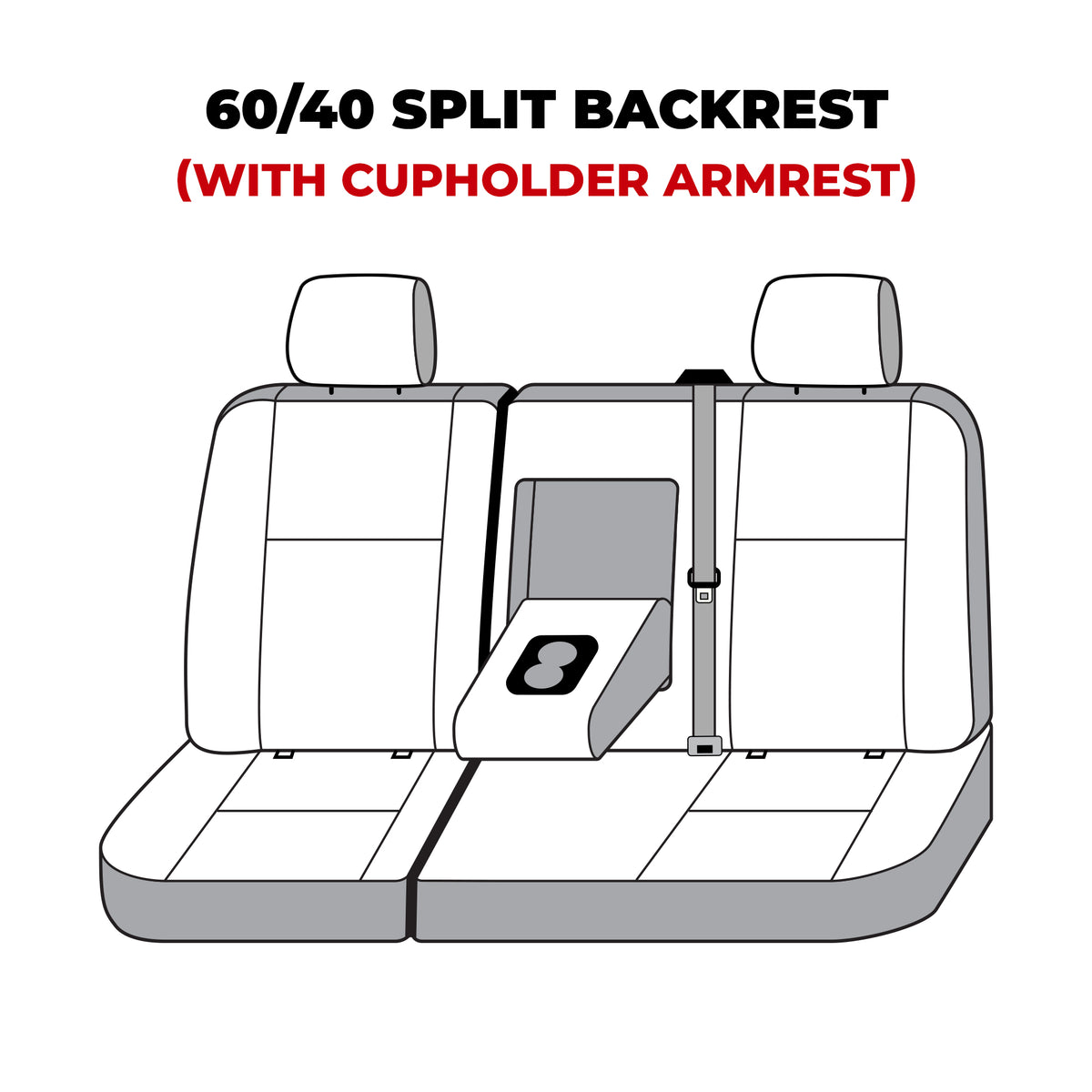 Covercraft 21-23 Chevrolet Tahoe Carhartt Super Dux SeatSaver Custom Second Row Seat Covers - Black - SSC8516COBK
