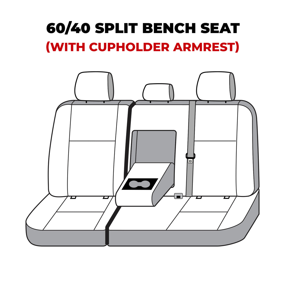 Covercraft 22-23 Toyota Tundra Carhartt Super Dux SeatSaver Custom Second Row Seat Covers - Black - SSC8538COBK