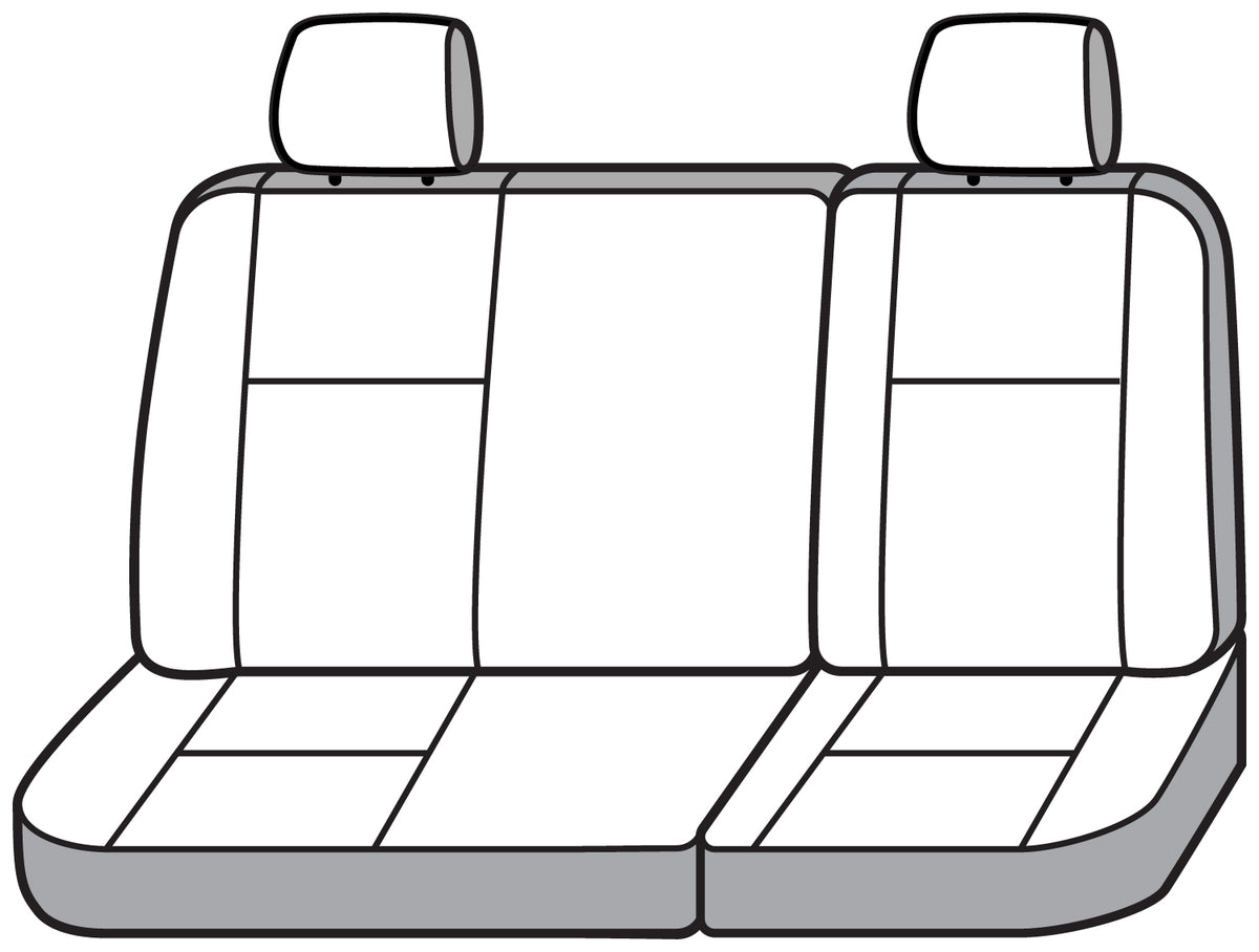 Covercraft 12-21 Nissan Frontier Carhartt Super Dux SeatSaver Custom Second Row Seat Covers - Black - SSC7454COBK