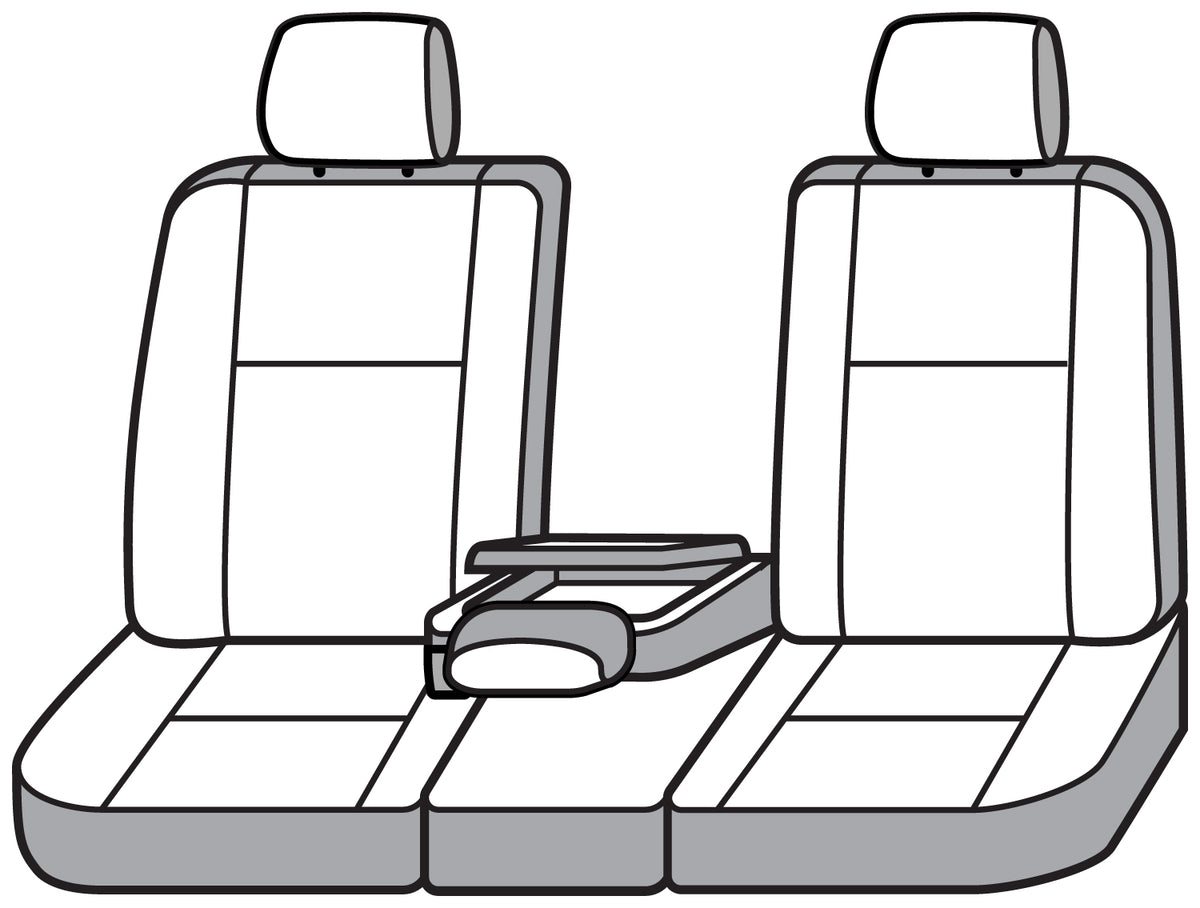 Covercraft 20-23 Ford Explorer Carhartt Super Dux SeatSaver Custom Second Row Seat Covers - Black - SSC8503COBK