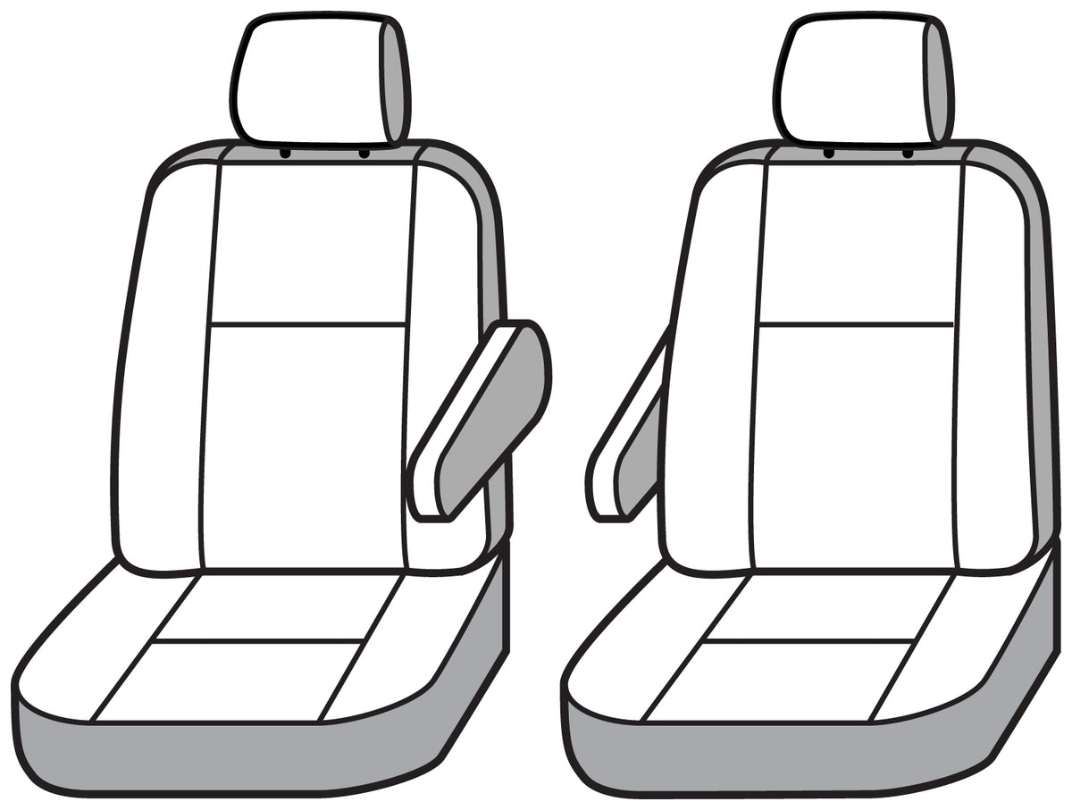 Covercraft 00-04 Toyota Tundra Carhartt SeatSaver Custom Front Row Seat Covers - Gravel - SSC3307CAGY