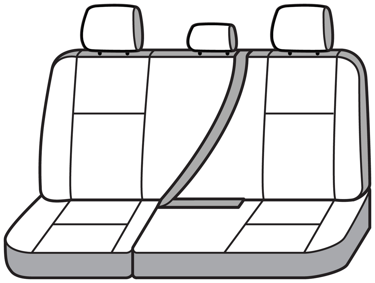 Covercraft 13-14 Ford F150 Carhartt Super Dux SeatSaver Custom Second Row Seat Covers - Black - SSC8426COBK
