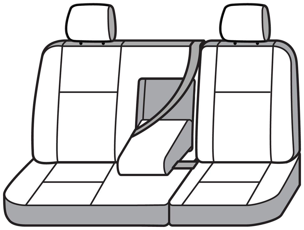 Covercraft 12-15 Nissan Titan: Carhartt SeatSaver Custom Second Row Seat Covers - Gravel - SSC8411CAGY