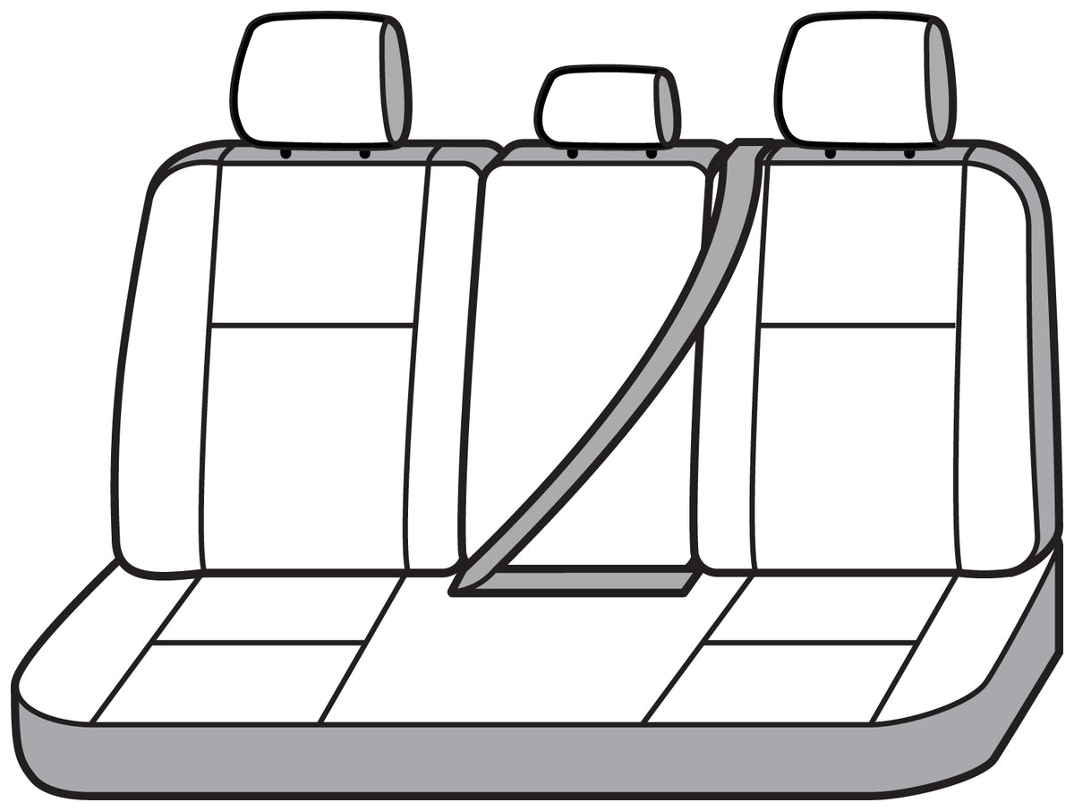 Covercraft 15-21 Ford Transit Polycotton SeatSaver Custom Third Row Seat Covers-Tan - SS8482PCTN