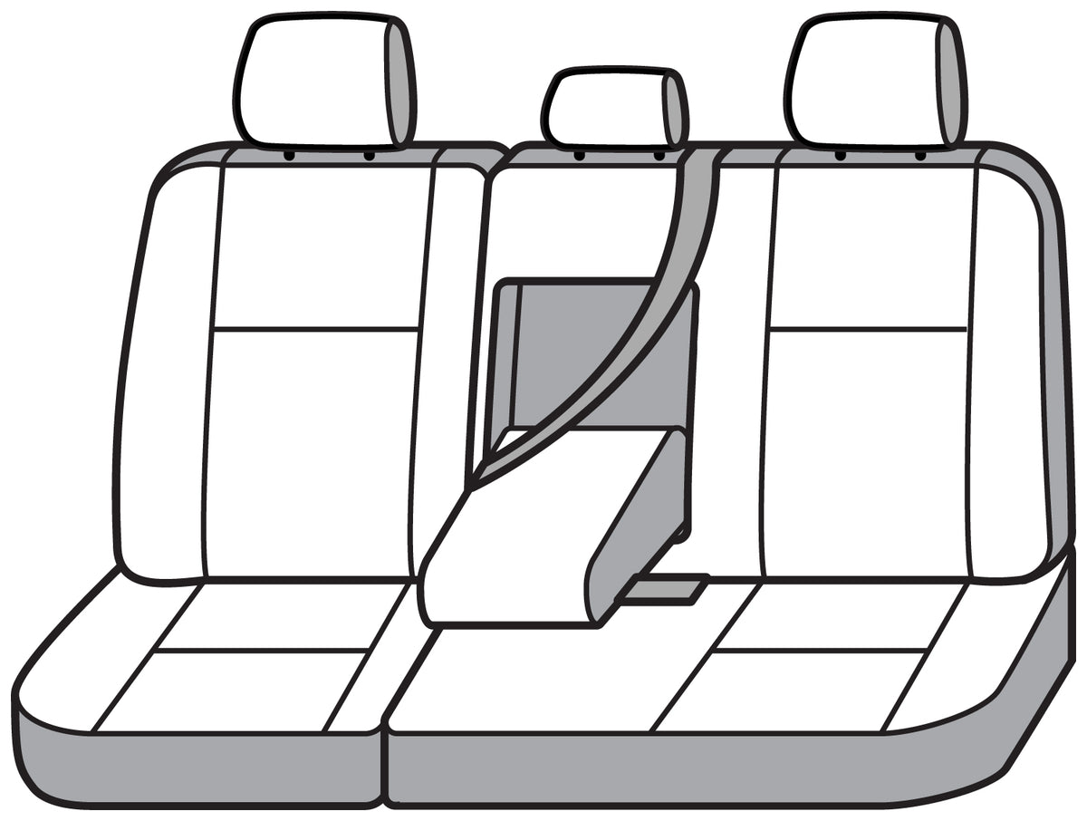 Covercraft 11-16 Ford F-250 Carhartt SeatSaver Custom Second Row Seat Covers - Gravel - SSC8393CAGY