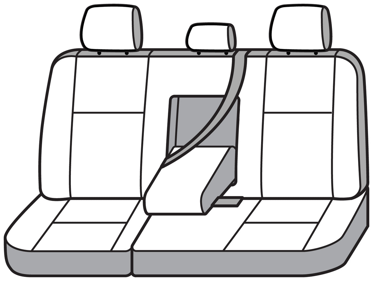 Covercraft 23-24 Chevrolet Colorado Carhartt SeatSaver Custom Second Row Seat Covers - Gravel - SSC8550CAGY