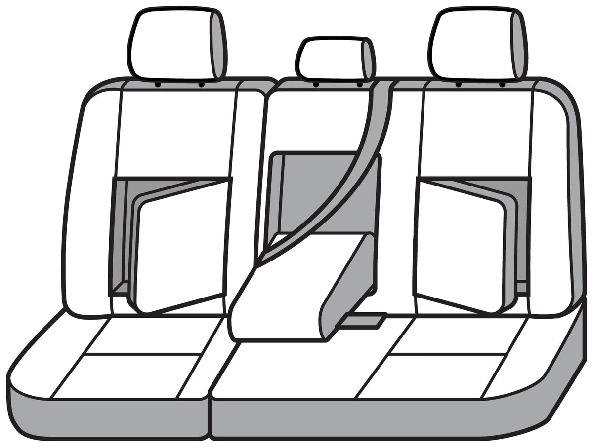 Covercraft 19-24 Chevrolet Silverado Carhartt SeatSaver Custom Second Row Seat Covers - Brown - SSC8486CABN