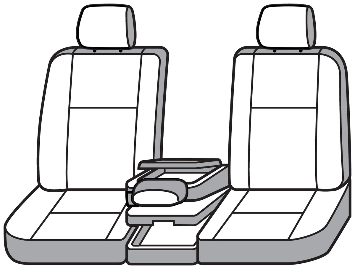 Covercraft 14-21 Toyota Tundra: Carhartt Super Dux SeatSaver Custom Front Row Seat Covers - Black - SSC3440COBK