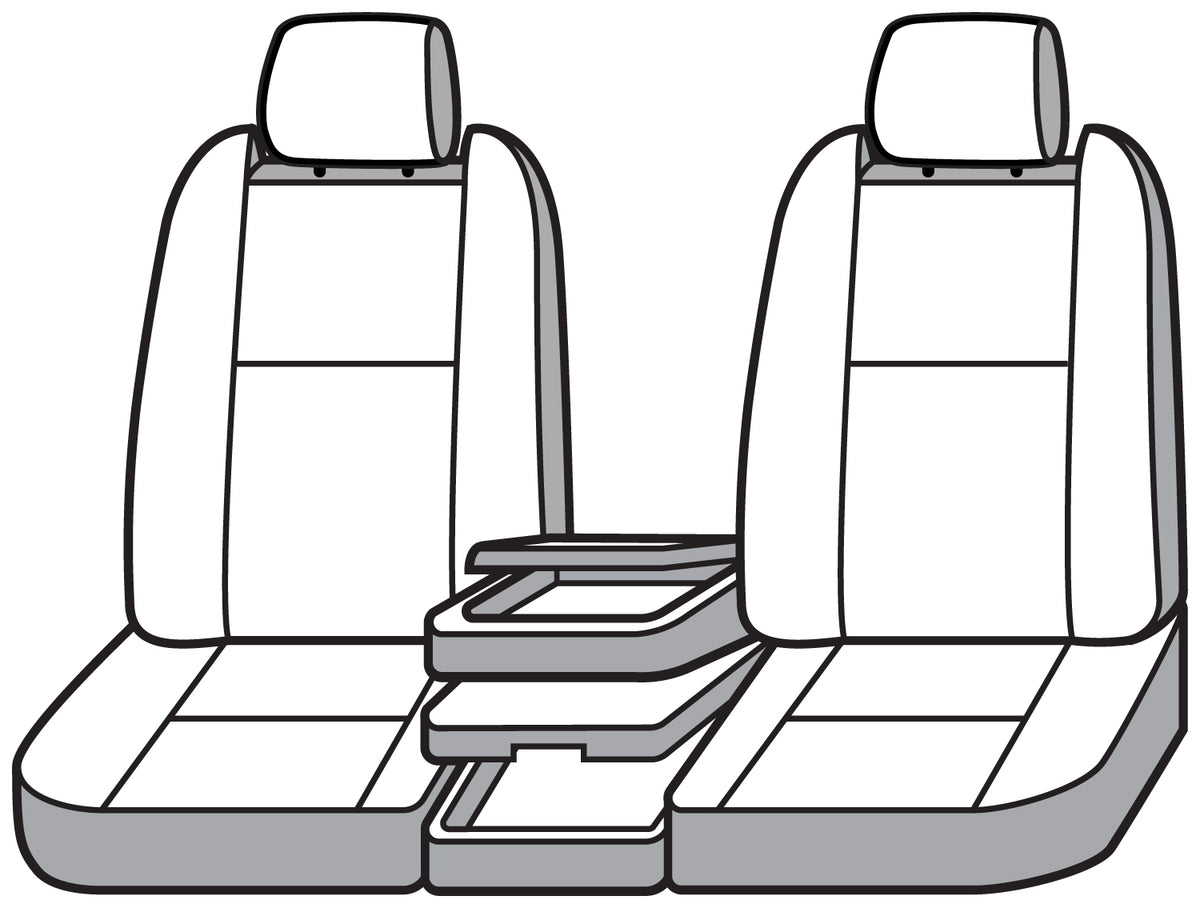 Covercraft 19-21 Dodge Ram 2500 Carhartt Super Dux SeatSaver Custom Front Row Seat Covers - Black - SSC3483COBK