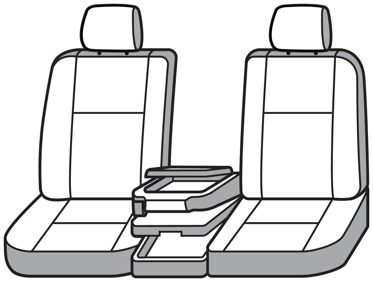 Covercraft 21-24 Ford F-150 Carhartt SeatSaver Custom Front Row Seat Covers - Gravel - SSC3489CAGY