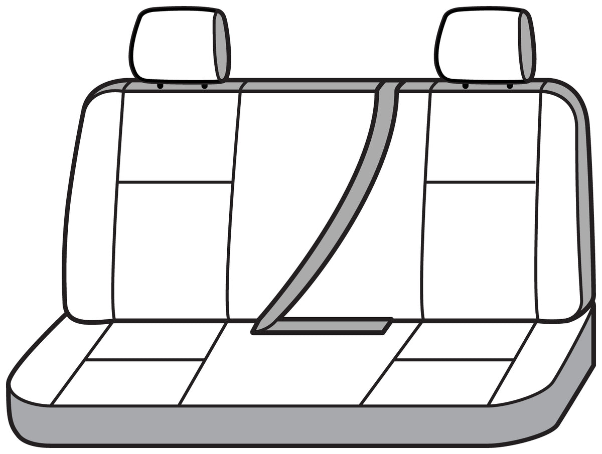 Covercraft 07-13 Chevrolet Silverado/GMC Carhartt Super Dux SeatSaverSecond Row Seat Covers - Blk - SSC8376COBK