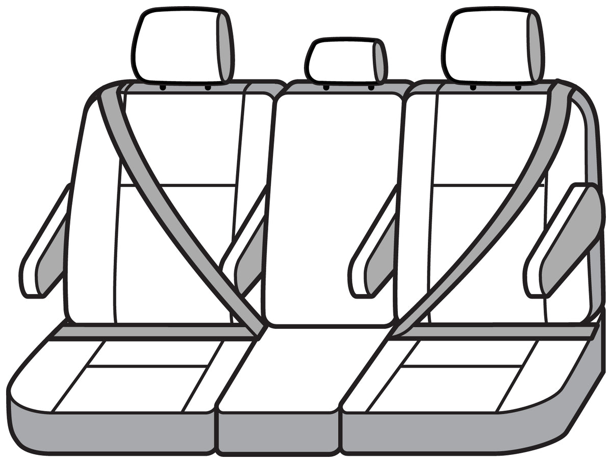 Covercraft 18-21 Honda Odyssey Carhartt SeatSaver Custom Second Row Seat Covers - Gravel - SSC8496CAGY