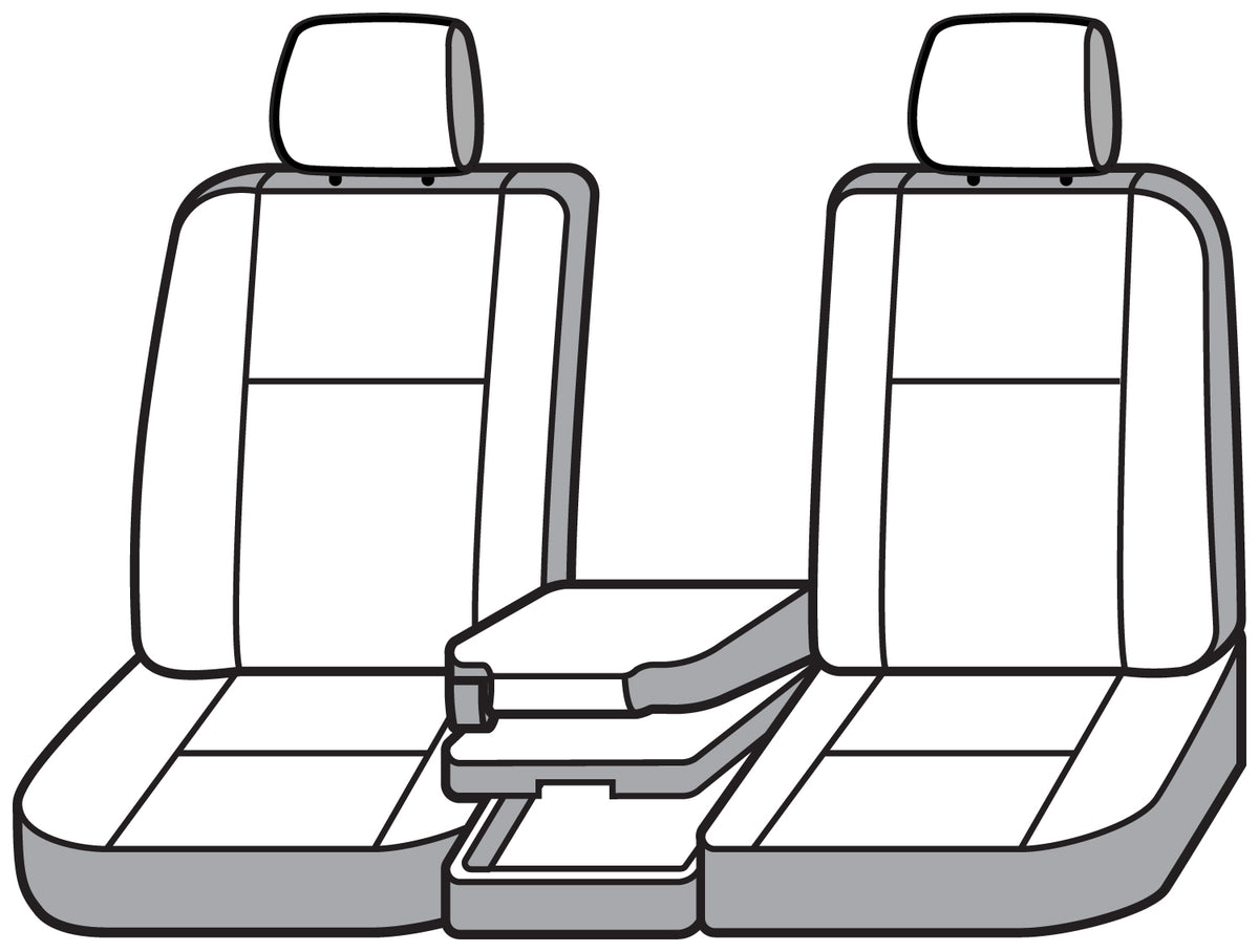 Covercraft 21-24 Ford F-150 Carhartt SeatSaver Custom Front Row Seat Covers - Brown - SSC3488CABN