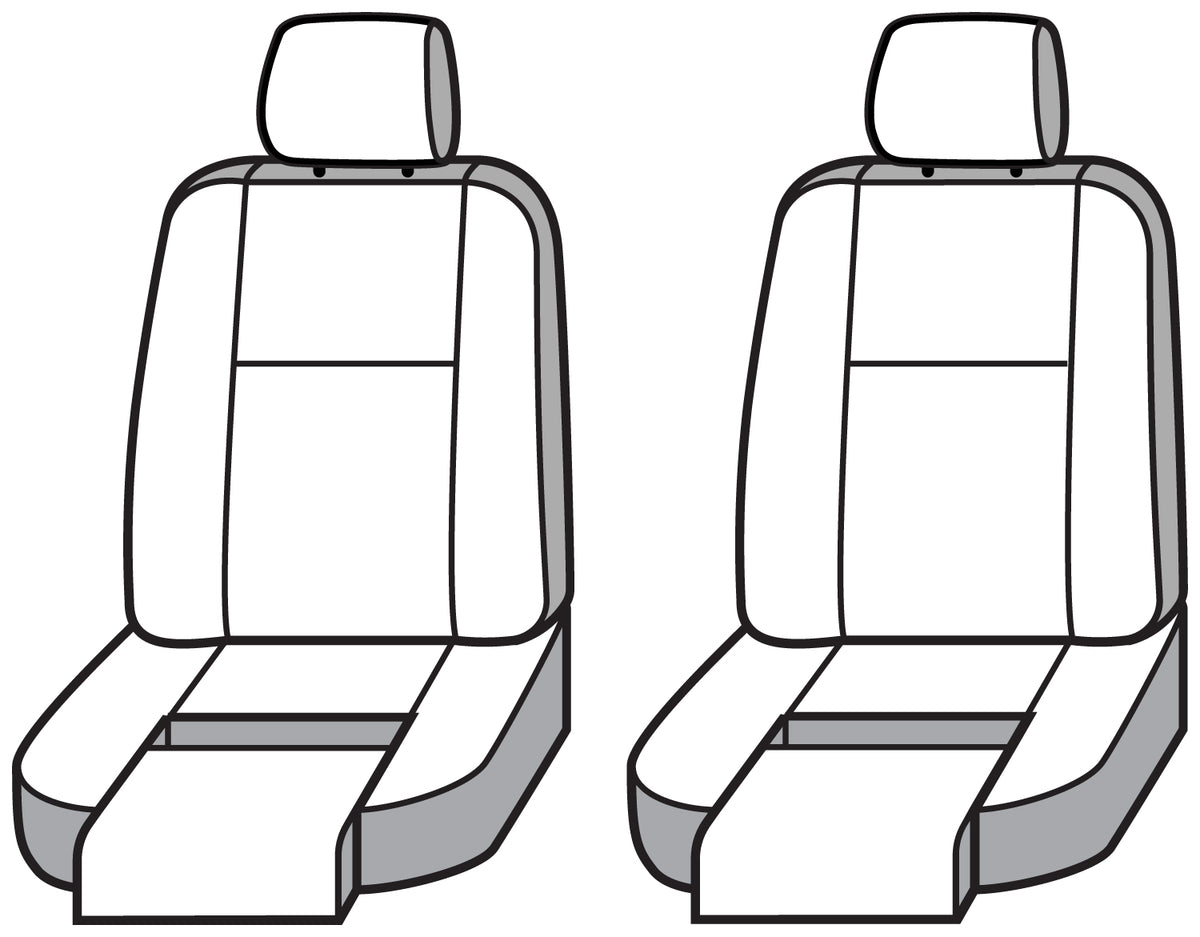 Covercraft 22-23 Jeep Grand Wagoneer Carhartt SeatSaver Custom Front Row Seat Covers - Brown - SSC3502CABN