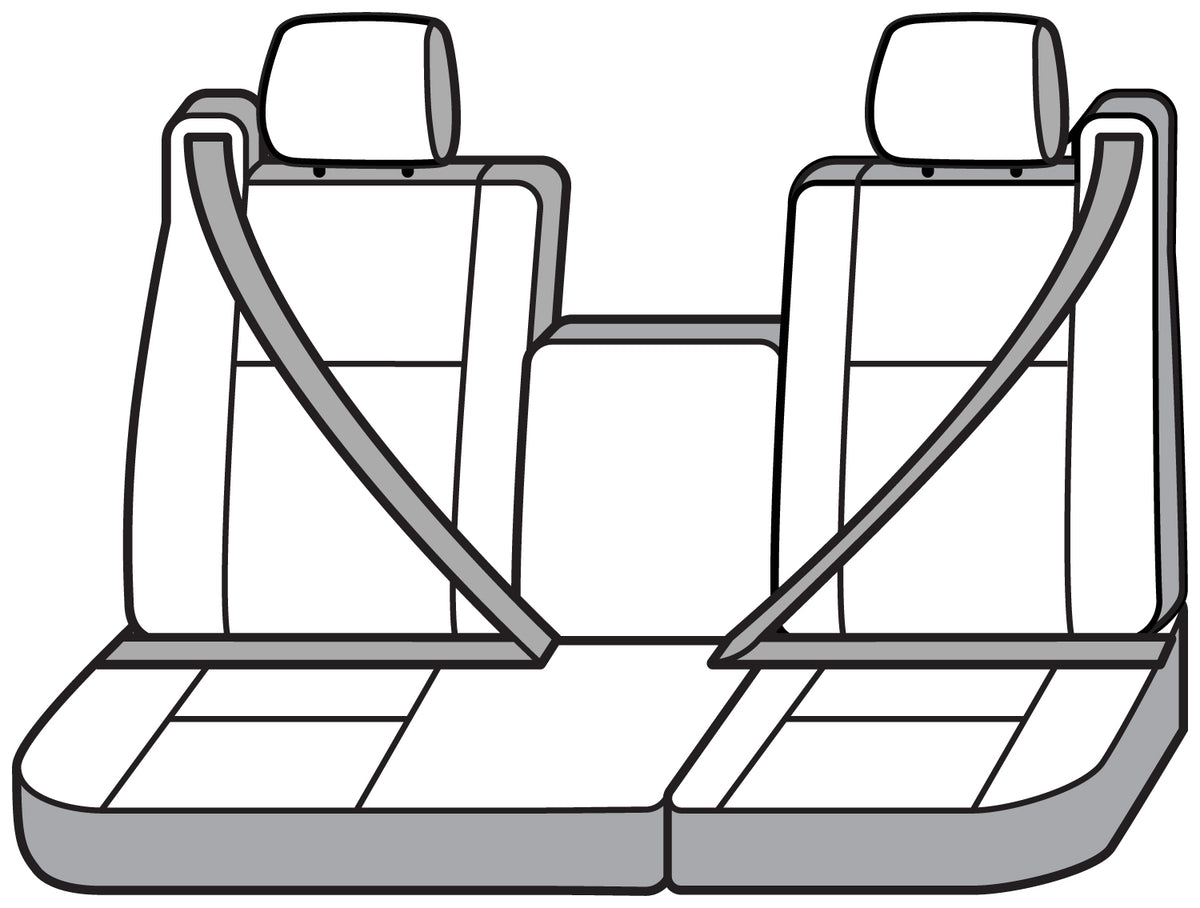Covercraft 01-03 Ford F150 Carhartt SeatSaver Custom Front Row Seat Covers - Gravel - SSC3341CAGY