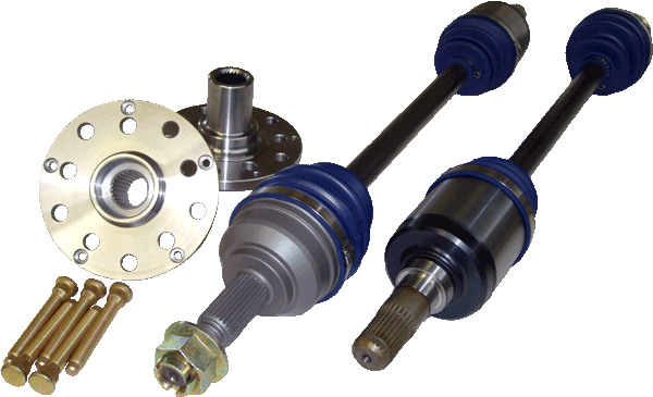 DSS 92-00 Subaru Impreza WRX (GC8) w/ STI R180 Level 5 Rear Axle / Hub Kit - 510341