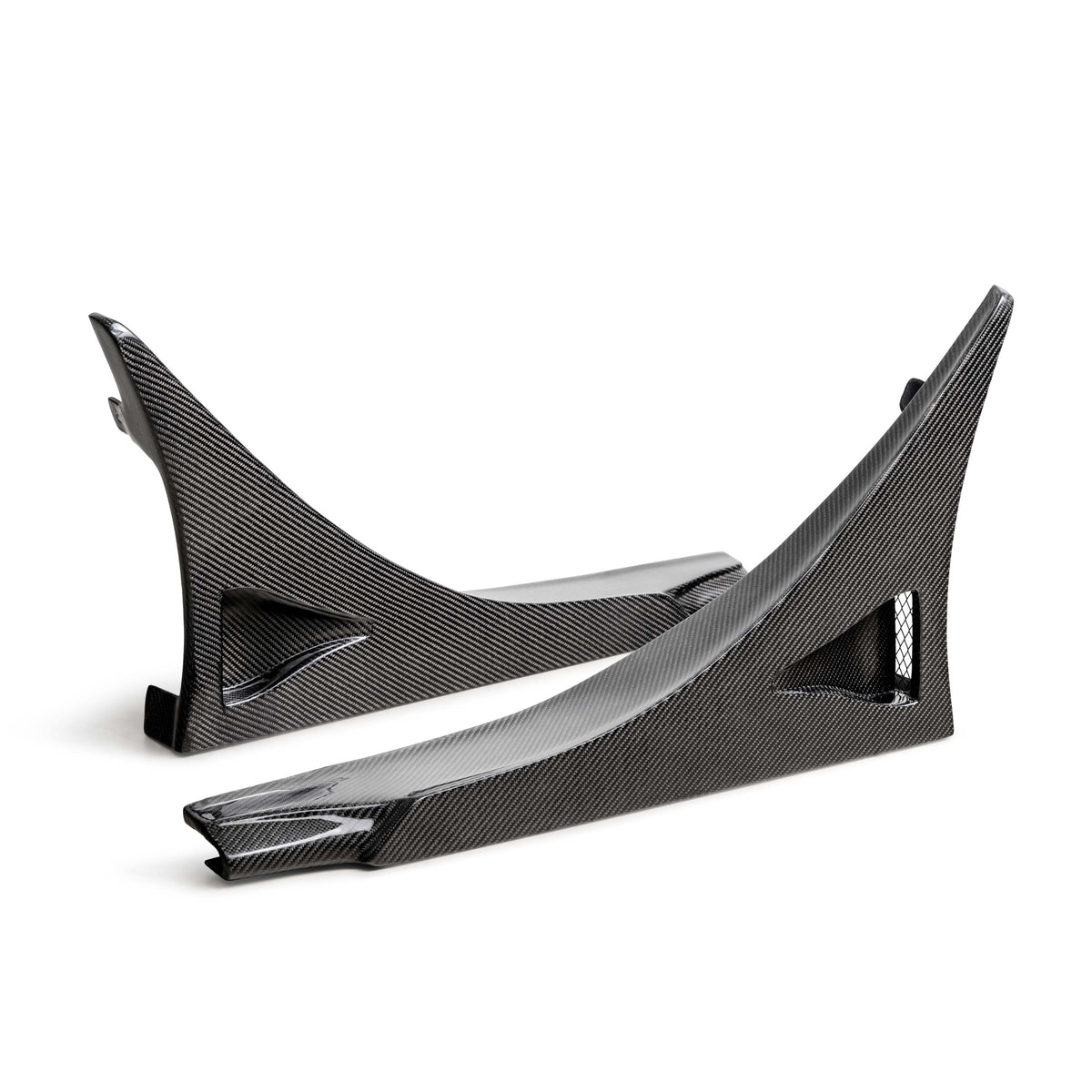 Seibon 23-25 Honda Civic Type-R MB-Style Carbon Fiber Rear Side Skirt Extensions - SX23HDCVR-MB-R