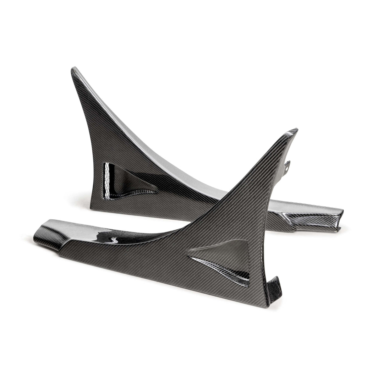 Seibon 23-25 Honda Civic Type-R MB-Style Carbon Fiber Rear Side Skirt Extensions - SX23HDCVR-MB-R