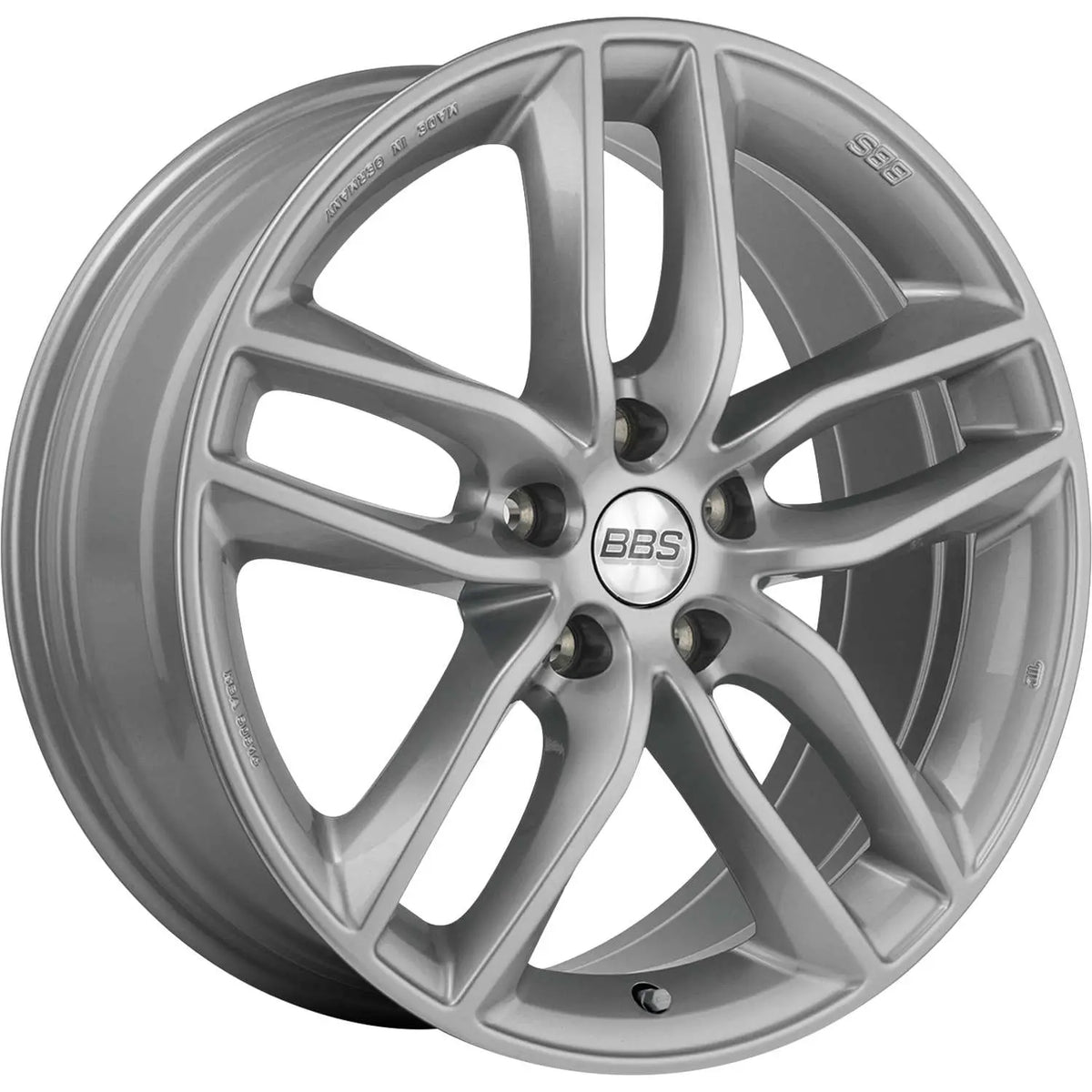 BBS SX 17x7.5 5x120 ET37 Sport Silver Wheel -72.5mm - SX0402SK