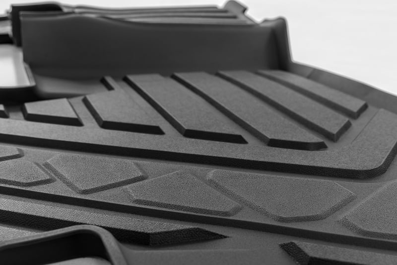 Rough Country - Flex-Fit Floor Mats - Front and Rear - Toyota Tacoma 2WD/4WD (2016-2023) - FF-71216 for 2016-2023 Toyota Taco