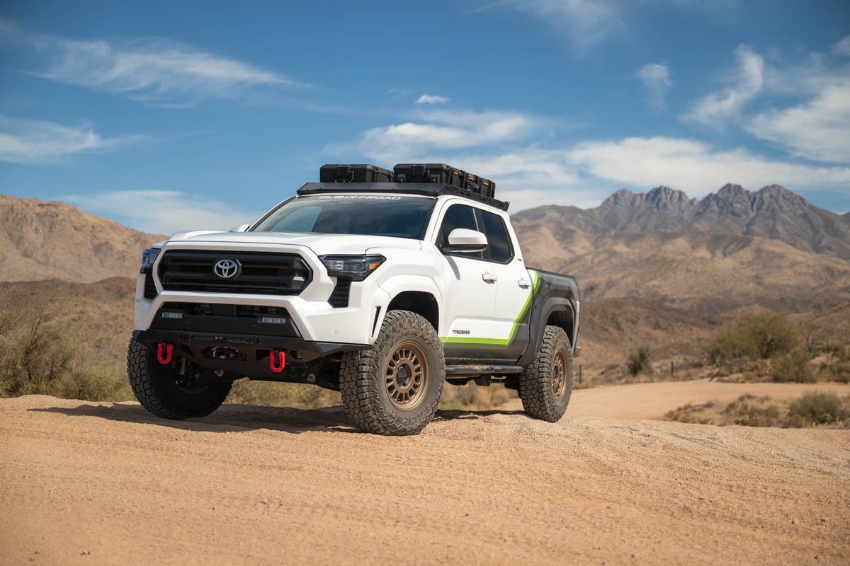 DV8 Offroad - 2024-2026 Toyota Tacoma Double Cab OE Plus Side Steps - SRTT1-03