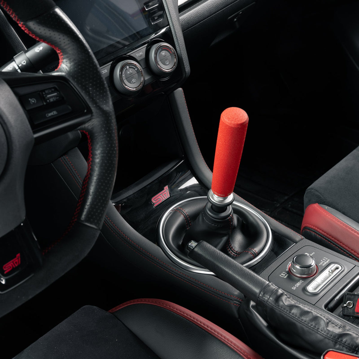 GrimmSpeed Tallboy Shift Knob Black Delrin - M12x1.25 - GRM380006