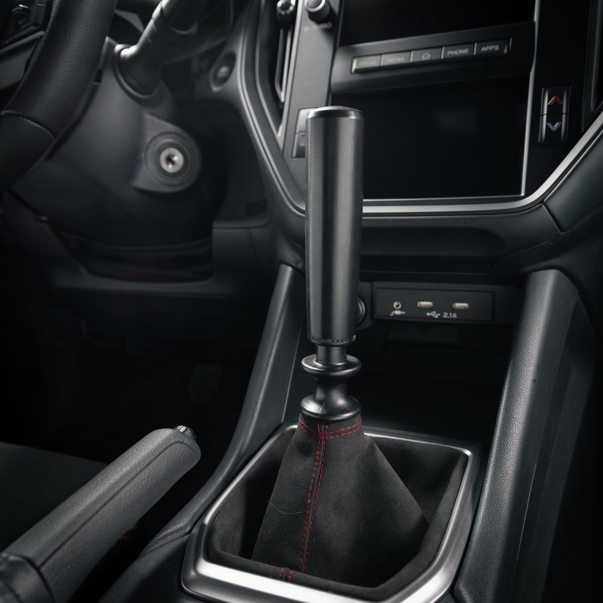 GrimmSpeed Tallboy Shift Knob Black Delrin - M12x1.25 - GRM380006