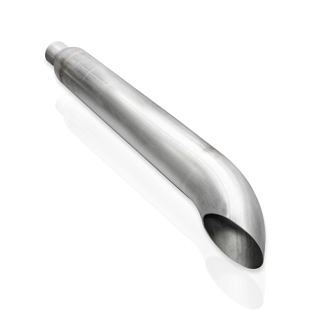 Stainless Works - Turn Down Style Muffler Stainless Steel - TDM3