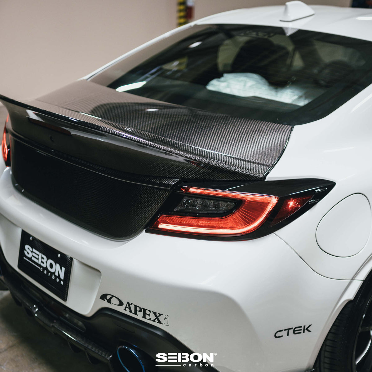 Seibon 2022 Toyota GR86 Carbon Fiber Trunk Lid - TL22TY86