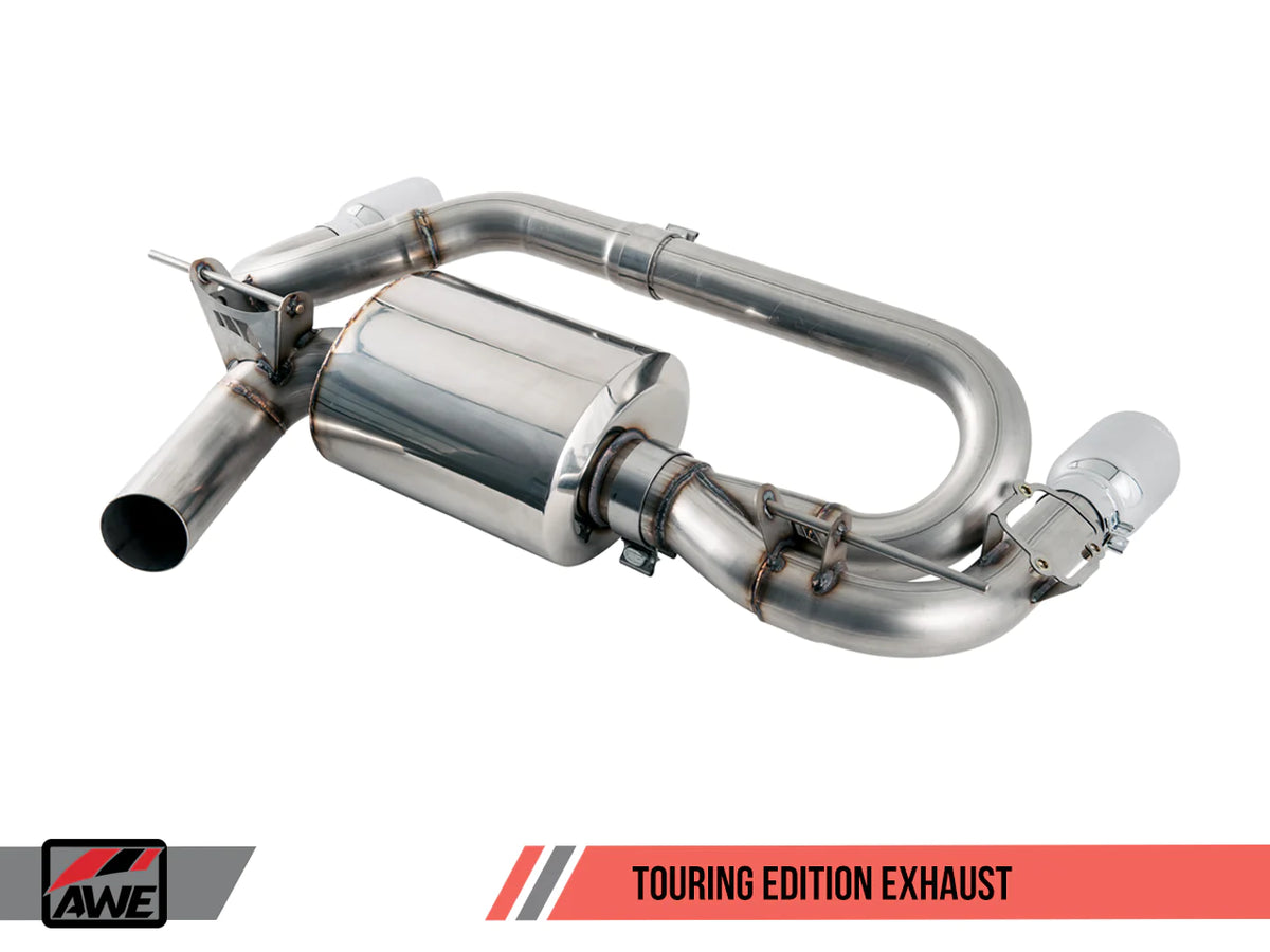 AWE Tuning BMW F22 M235i / M240i Touring Edition Axle-Back Exhaust - Diamond Black Tips (90mm) - 3010-33038