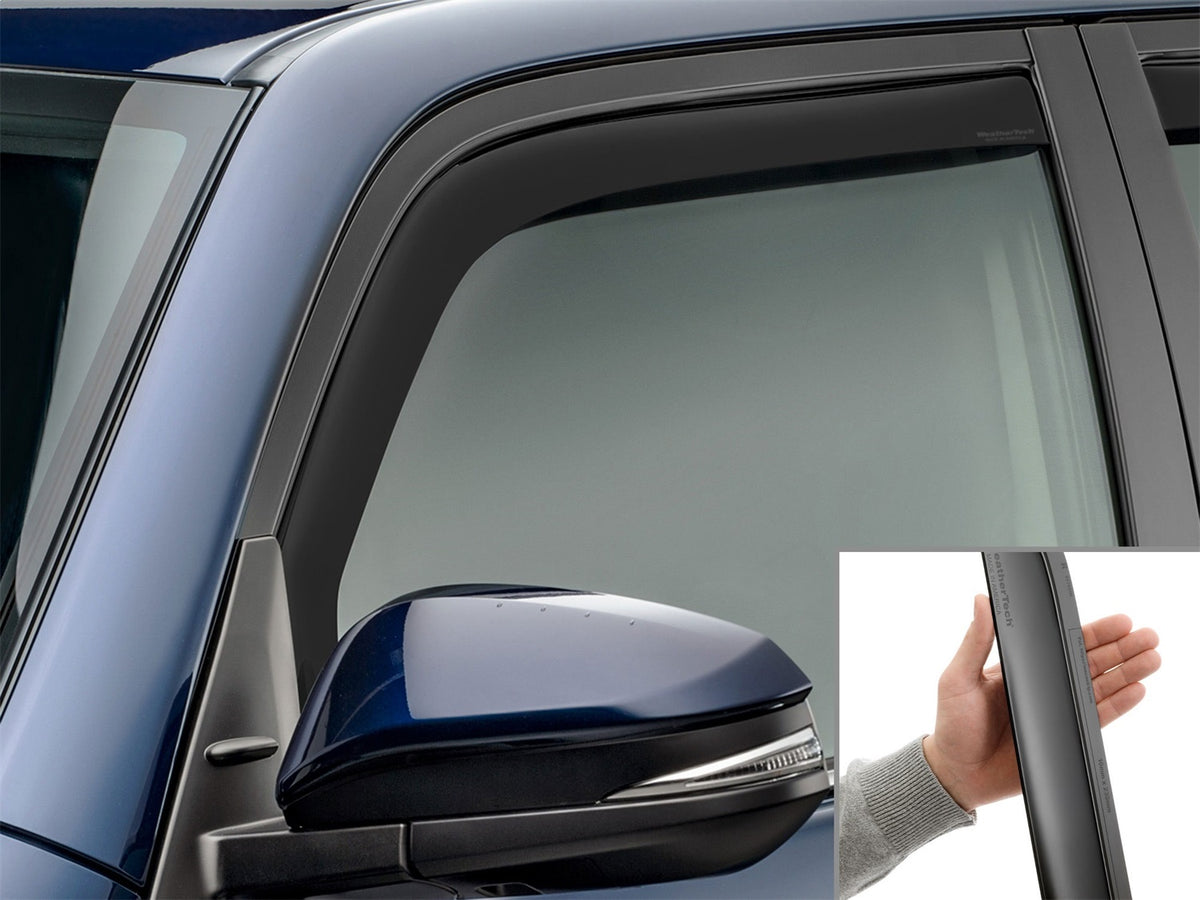 Weathertech - Side Window Deflector - Front Matte Black Tint 10-24 4Runner - 80531IMB