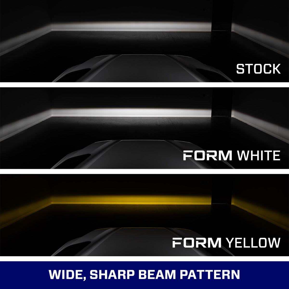 Form Lighting Type T3 Tacoma/Tundra/4Runner/Sequoia LED Fog Lights Yellow (Pair) - FL0083