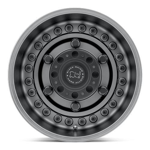 Black Rhino Hard Alloys Armory 20X12 8X170 -44MM Gun Black