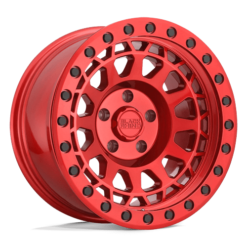 Black Rhino Hard Alloys Primm 17X9 6X135 +0MM Candy Red W/ Black Bolts