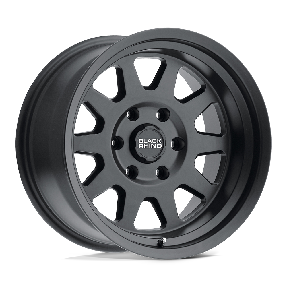 Black Rhino Hard Alloys Stadium 16X8 6X139.7 -10MM Matte Black