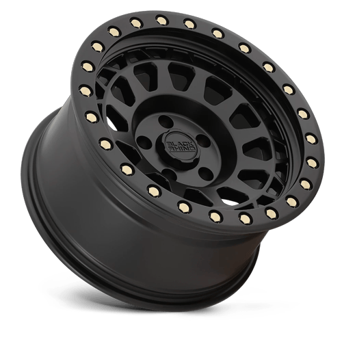 Black Rhino Hard Alloys Primm 17X9 5X127 +0MM Matte Black W/ Brass Bolts