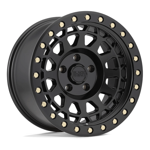 Black Rhino Hard Alloys Primm 20X9.5 6X139.7 -12MM Matte Black W/ Brass Bolts