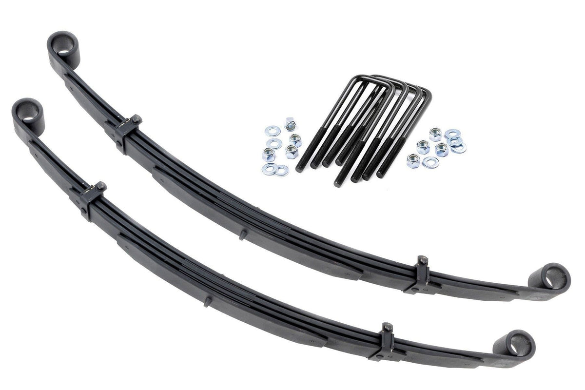 Front Leaf Springs | 4&quot; Lift | Pair | Ford F-250 4WD (1980-1997)