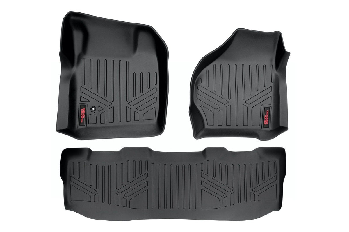 Floor Mats | FR &amp; RR | Crew Cab | Ford F-250/F-350 Super Duty 2WD/4WD (99-07)