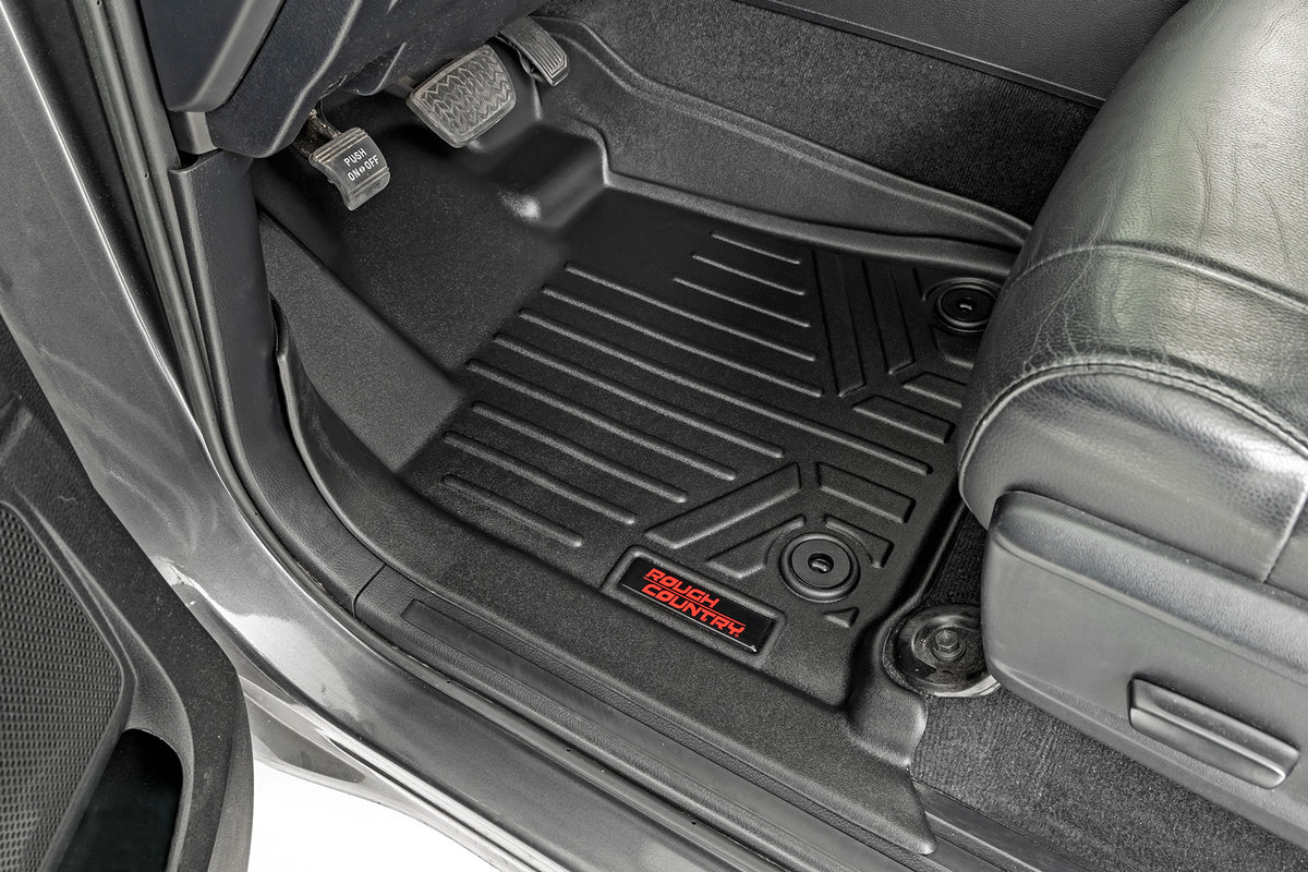 Floor Mats | FR &amp; RR | CrewMax | Toyota Tundra 2WD/4WD (2014-2021)