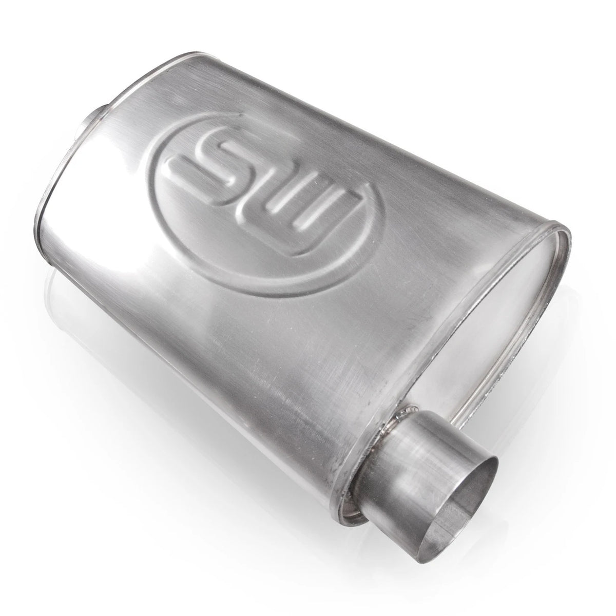Stainless Works - Turbo S-Tube Muffler Stainless Steel - TM4S22C22O