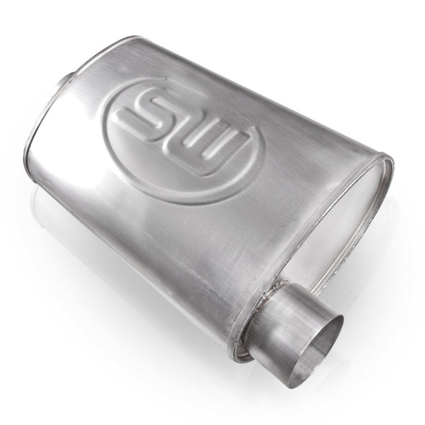 Stainless Works - Turbo Chambered Muffler Stainless Steel - TM5C3C3O