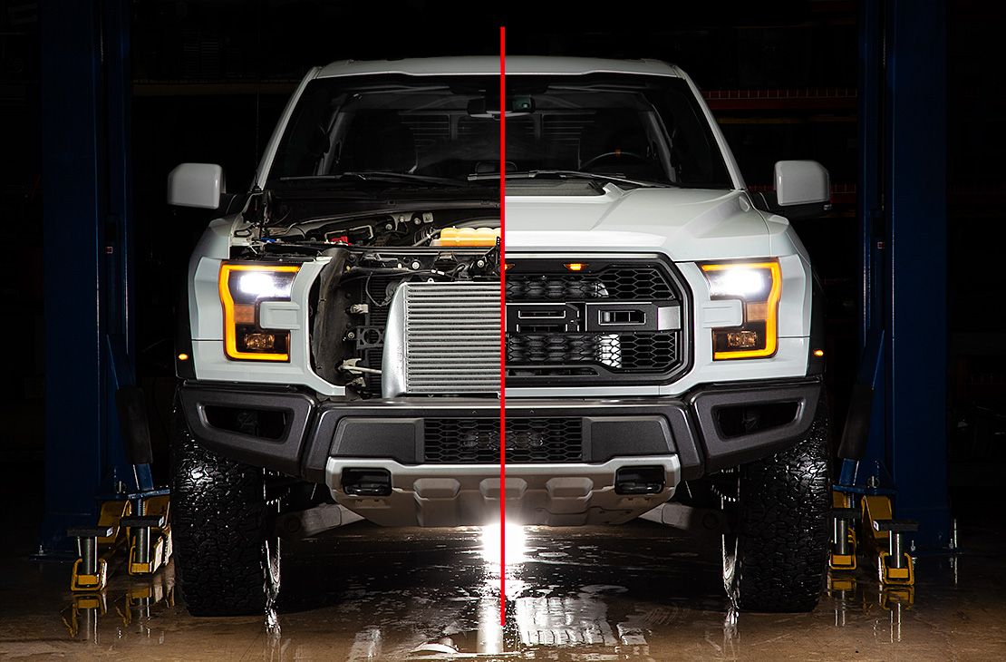 Cobb 17-19 Ford F-150 EcoBoost 3.5L Stage 2 Redline Carbon Fiber Power Package w/TCM - Silver - FOR0060020SL-TCM-RED