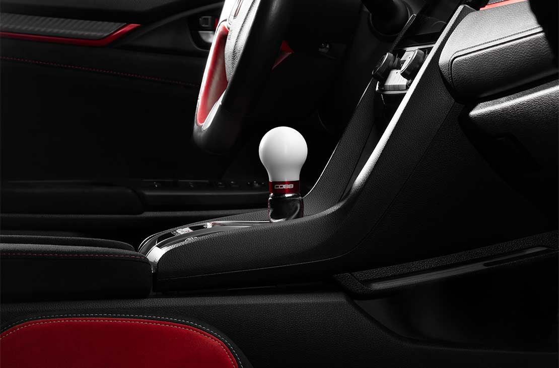 Cobb 17-21 Honda Civic Type R 6-Speed Short Weighted Cobb Knob - Black - 2H1360-BK