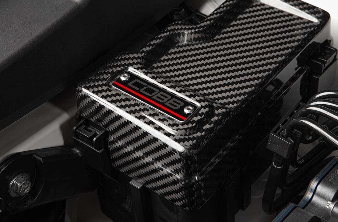 Cobb 22-24 Subaru WRX Redline Carbon Fiber Fuse Cover (Passenger Side) - 846665-PASS