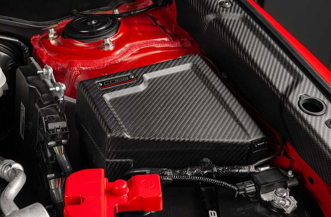 COBB 22-25 Subaru WRX Redline Matte Carbon Fiber Fuse Cover (Driver Side) - 846665-DRIVER-RMC