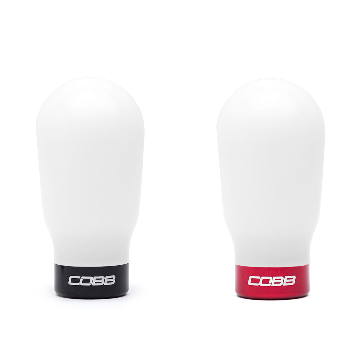 Cobb Mazda 6-Speed Tall Weighted COBB Shift Knob - Black (Incl. Both Red + Blk Collars) - 271370-BK